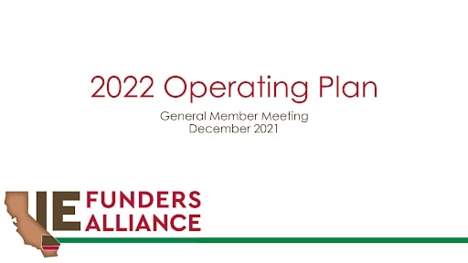 2022 Operating Plan