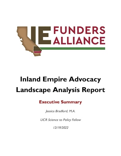 Advocacy Landscape Report Executive Summary